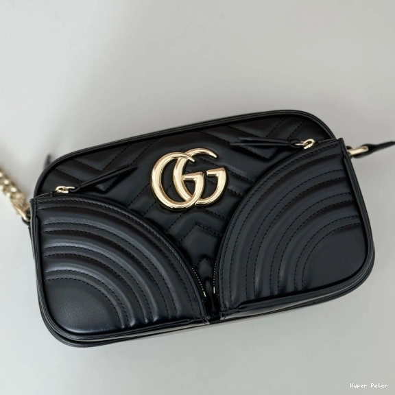 Hyperpeter bag-24.5*15*9CM Gucci small shoulder GG Marmont 0731